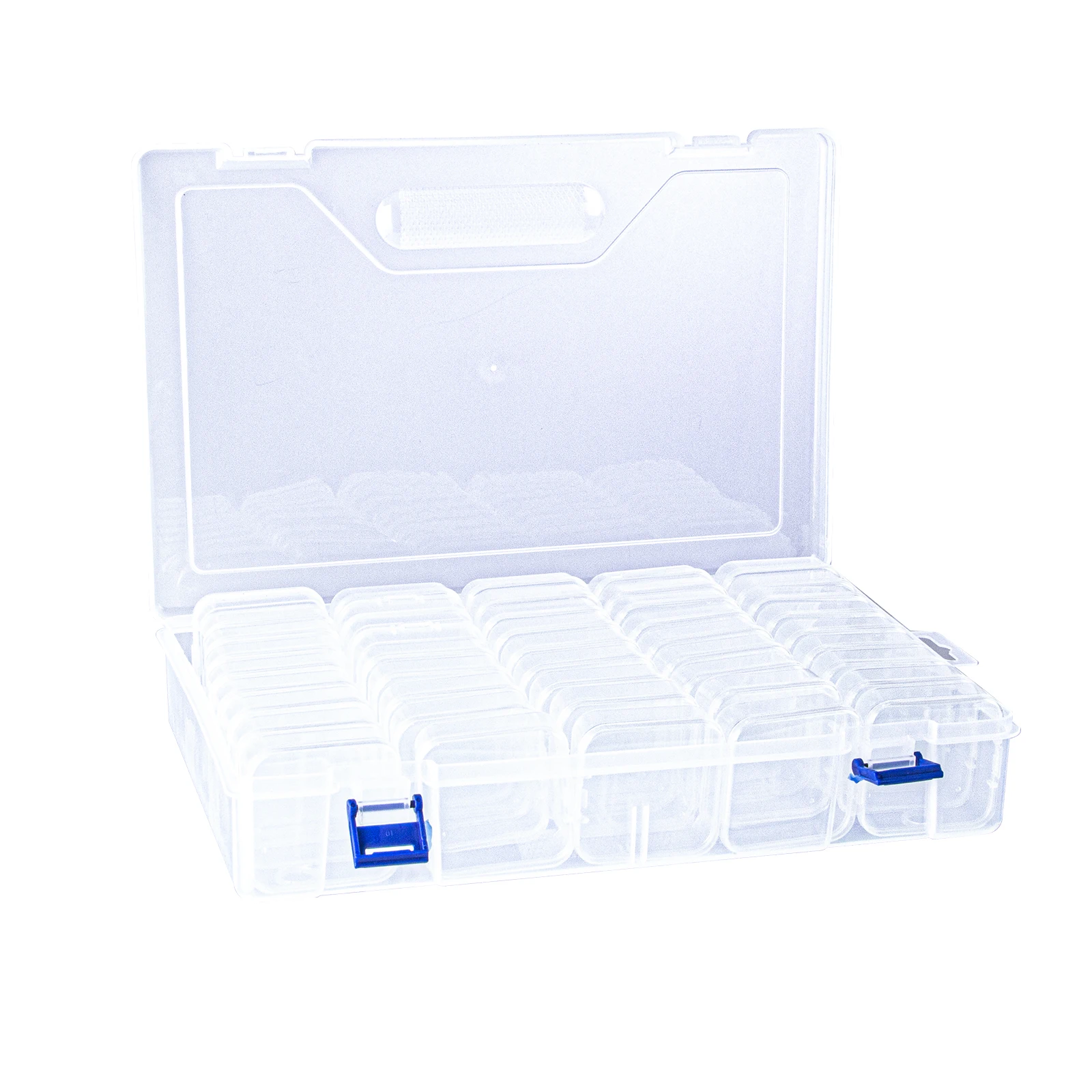 1 Set 45 Grid Small Bead Organizers, Bead Storage Containers Portable Organizer, Storage Gift Diamond Painting Stone Beads