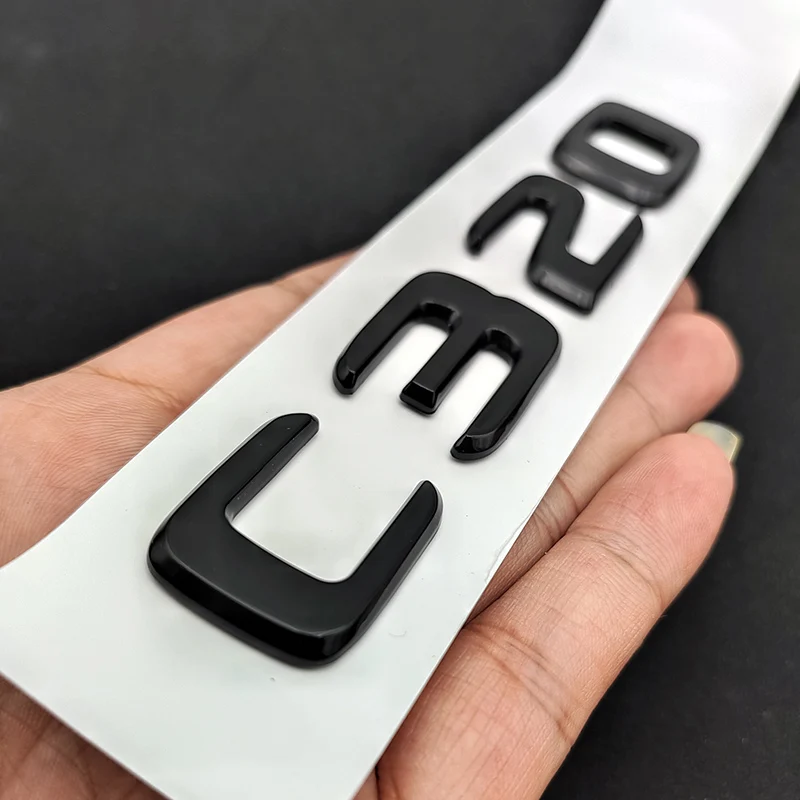 3D ABS 자동차 트렁크 배지 스티커, 후면 스타 로고 57mm, 메르세데스 C 200 220 300 320 W203 W204 W205 액세서리