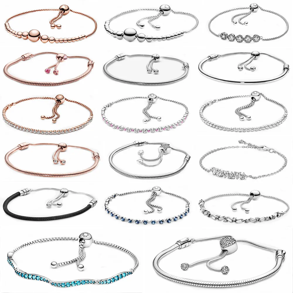 

Kenora ювелирные изделия 2023 популярный женский браслет 925 серебро серьги подходят для бренда DIY бисер ожерелье подарок ювелирные изделия