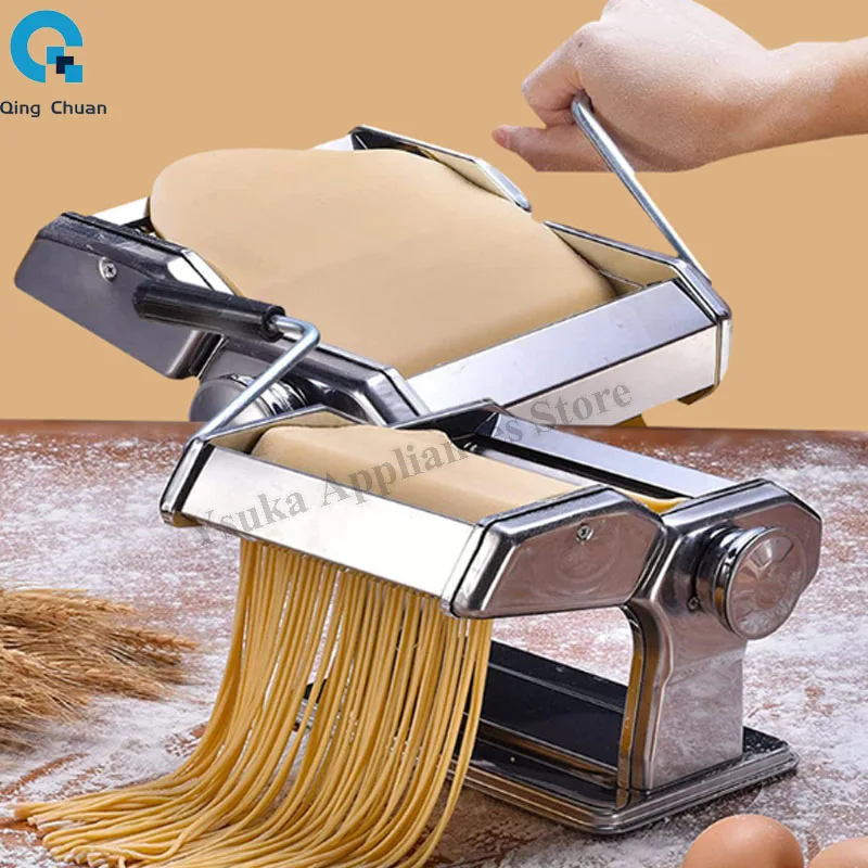 Noodle Maker Machine Pasta Maker Machine Stainless Steel Fresh Pasta for Spaghetti Making Noodle Cutter
