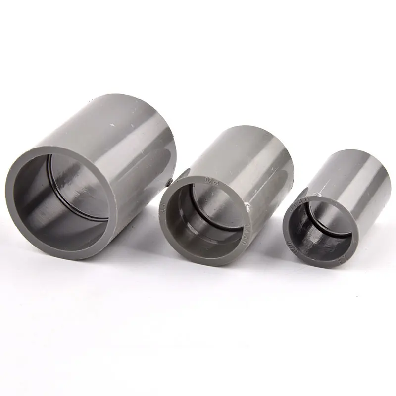 20/25/32/40/50mm Grau PVC Stecker Armaturen Gerade Ellenbogen T Rohr Klemme Wasser rohr Adapter Garten Aquarium Aquarium Joint – Detail 8