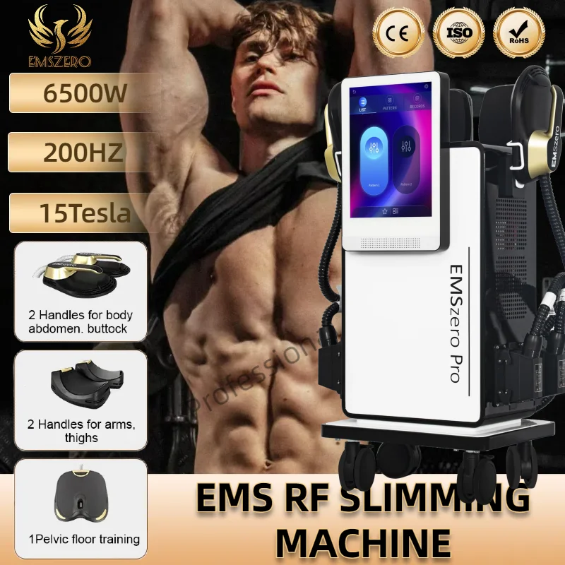 Emszero Neo Machines 2024 Professional RF 6500w 200hz EMS 5 Handle Emszero Pro HI-EMT Body Sculpt Slimming Beauty Instrument