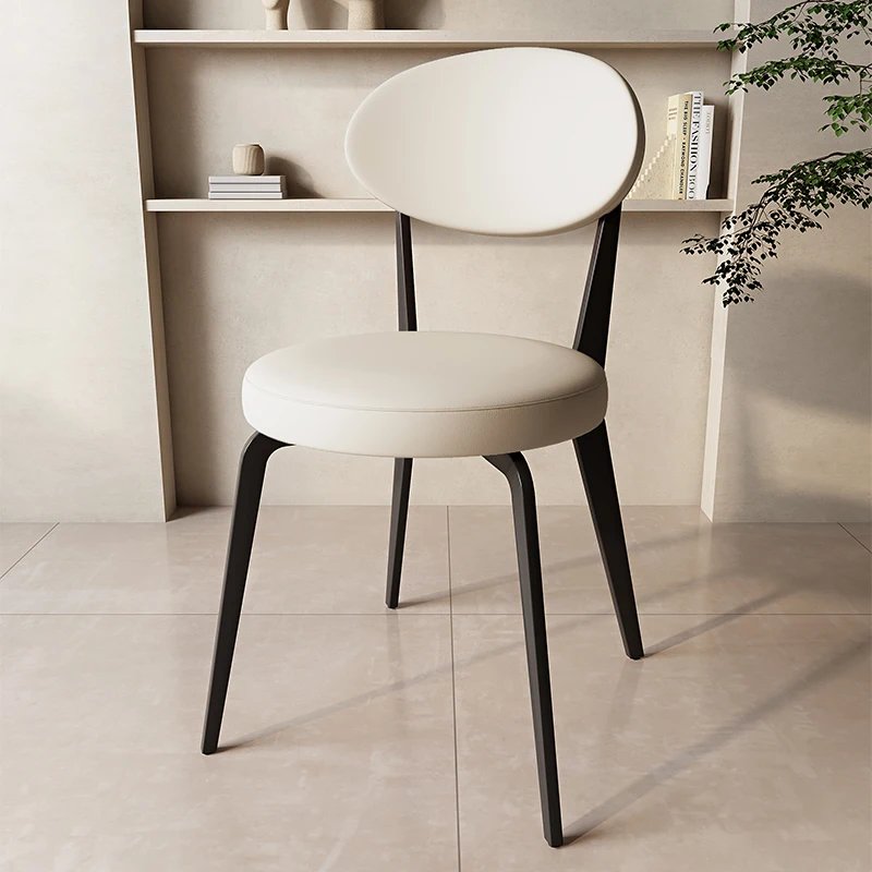 

Unique Italian Dining Chair Luxury Indoor Free ShippingApartment Chairs Balcony Lounge Cadeiras De Jantar Bedroom Furnitures