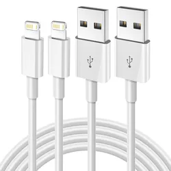 High - Speed 3A USB Charging & Data Sync Cable - Durable 3ft/6ft Charger Wire - 0.9m (2pcs)