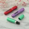 1Pcs 5ml Refillable Metal Perfume Bottle with Spray Fragrance Pump Portable Travel Cosmetic Container Mini Spray Atomizer Bottle 2
