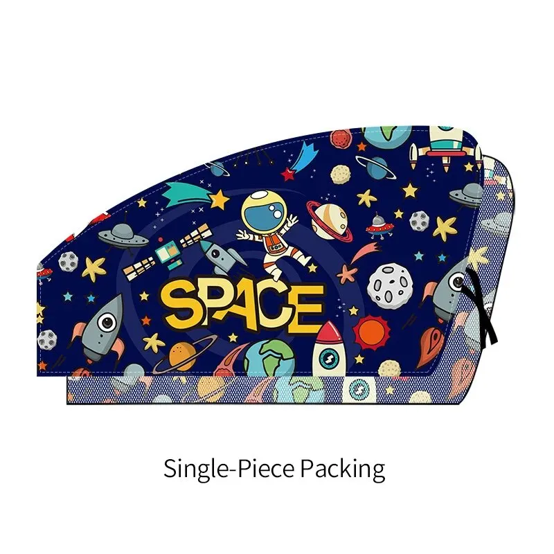 Car Cartoon Cute Spaceman Magnet Sunshade Cover