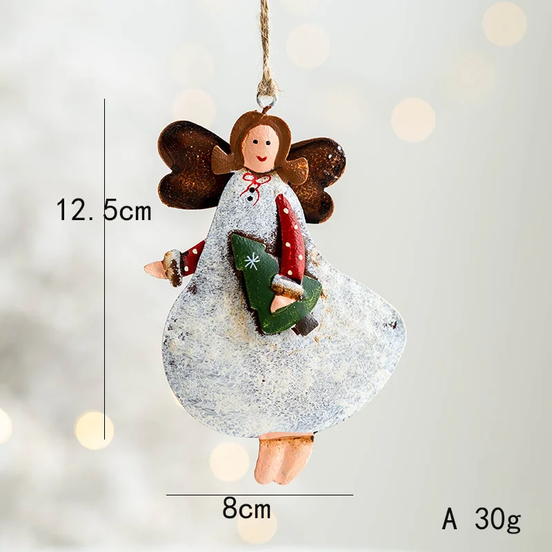 thumbnail image 1 of Metal Iron Red Mailbox Hanging Ornament Christmas Tree Pendant Letters To Santa Claus Home Christmas Decoration, 1 of 5