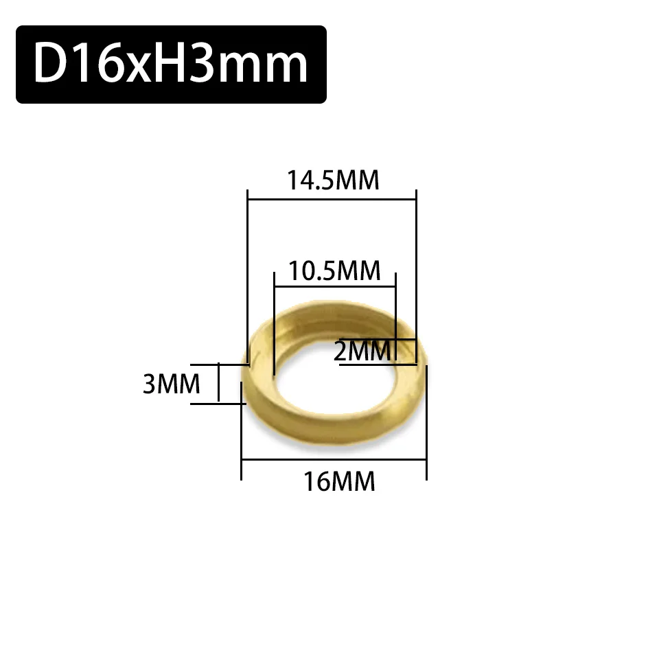 DIY Lighting Accessories Copper Pipe Cover Gasket 5PCS