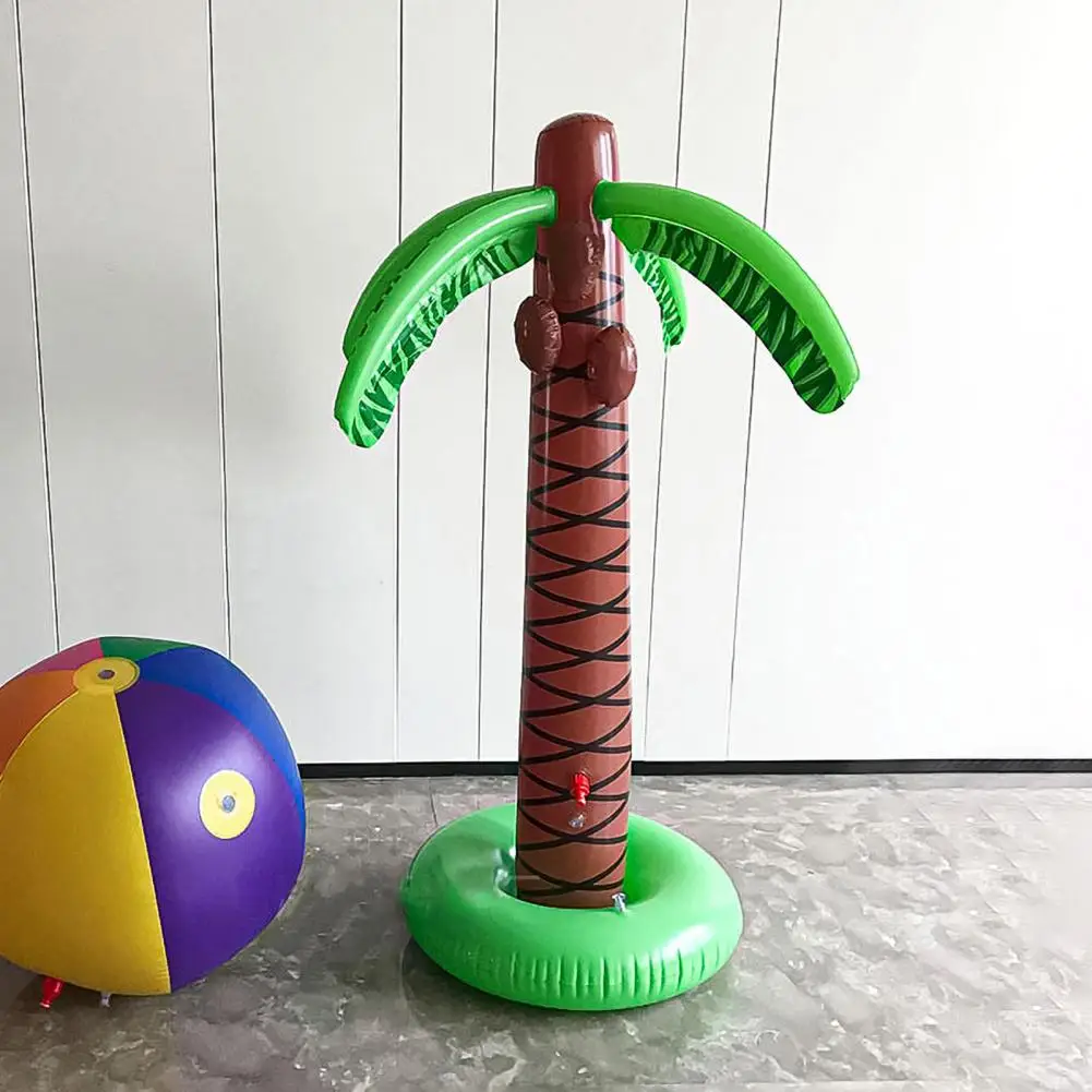 Inflatable Sprinkler Large Inflatable Palm Trees Simulation Coconut Tree PVC Lovely Fountain Toy Water Jet Palm Tree Water Spray