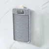 Portable Laundry Drying Rack Washboard Anti-slip Hangable and Artifact (grey) Travel Household Hanging Small for 5