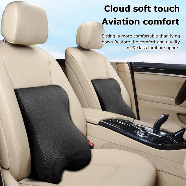 Office Lumbar Pillow Memory Foam Lumbar Cushion Slow Rebound Lumbar Pillow  Car Lumbar Back Support For Home Auto Seat Chair - Pillow - AliExpress