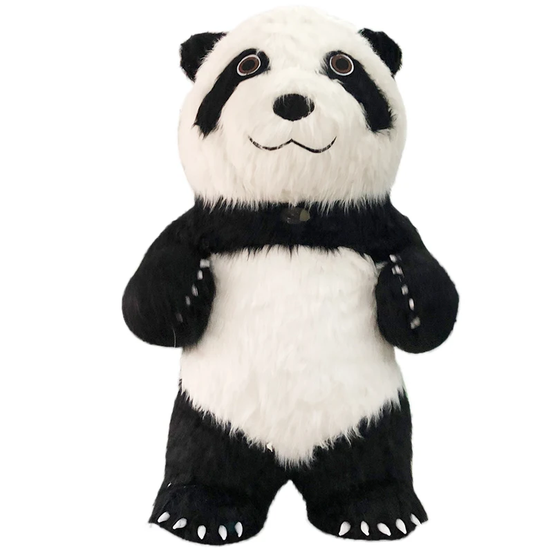 

Halloween 2M/2.6M/3M Inflatable Chinese Panda Bear Mascot Costume Suits Advertising Cosplay Party Game Drsss Adults Santa Dress