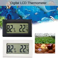 Mini Digital Embedded Temperature Humidity Meter LCD Indoor Convenient Temperature Sensor Left And Right Screens 50~110 Degree 2