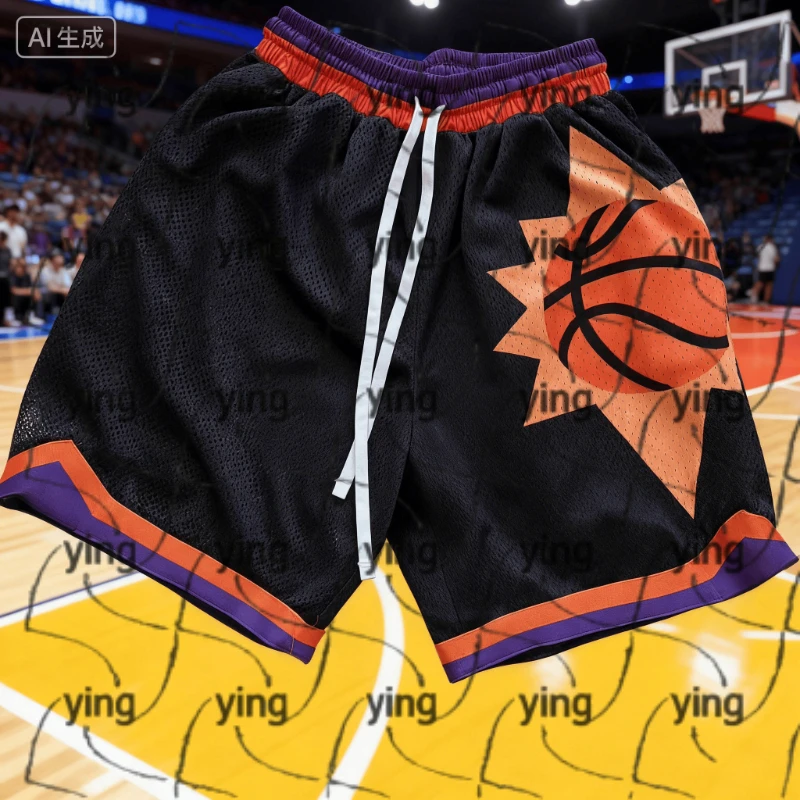 Erkek ve Kadın Futbol Basketbol Günlük Antrenman Aktiviteleri ve Plaj Kullanımı için Çabuk Kuruyan Büyük Beden Bol Şortlar