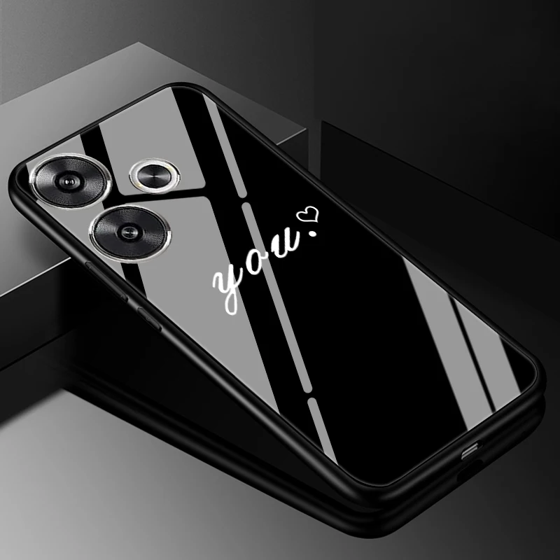 Premium Tempered Glass Hard Back Bumper Case Cover