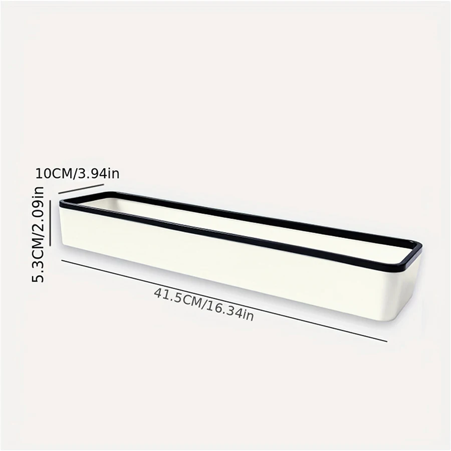 Toilet Bathroom Storage Cabinet Rack Wall Hanging Hole Free Multifunctional Artifact Above Toilet Rack White Shelf Organizer 6