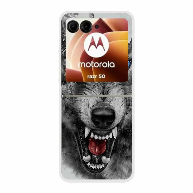 Cartoon Design Transparent Hard Plastic Back Cover Case
