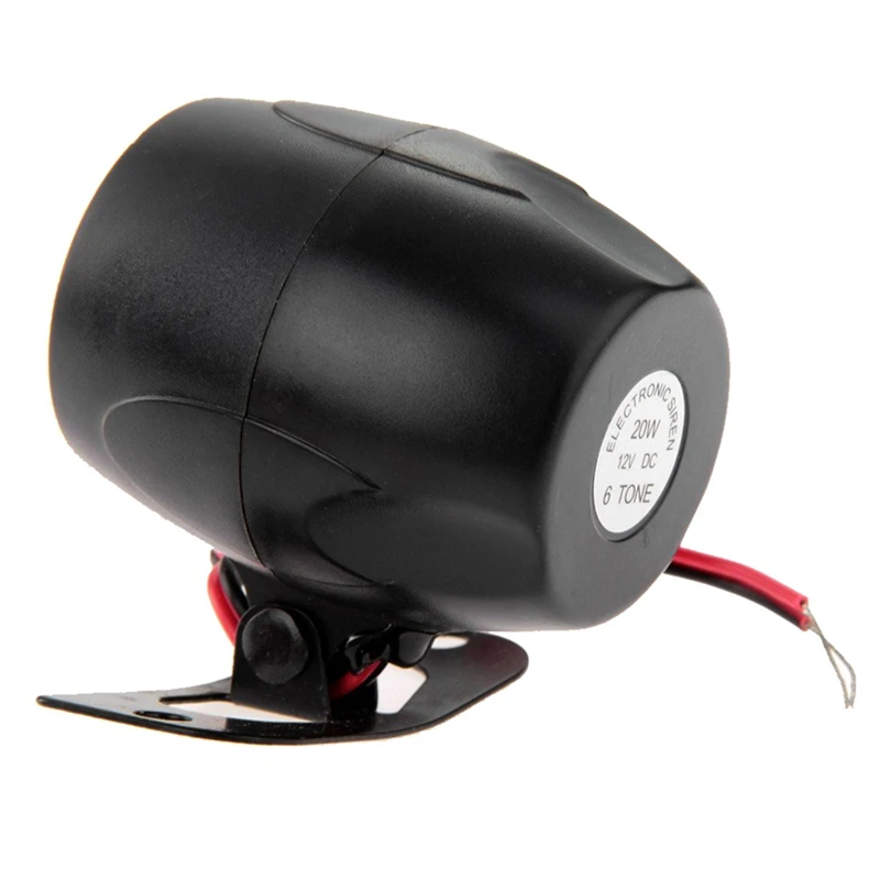 

3X Siren Reminder Audible Alarm 120DB 12V For Car Alarms Auto Universal Bike Black