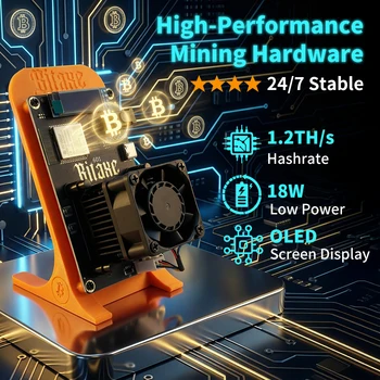 STARMINER Smart New 2026 Bitaxe Gamma 601 Solo Miner 1.2Th/s 18W 12V BM1370 Asic Chip Bitcoin Miner Block Discovery Lookup 1
