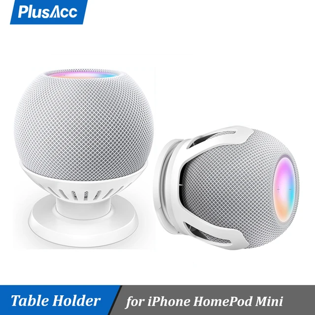 PlusAcc-soporte de pared para HomePod, Mini soporte de escritorio, soporte  de altavoz inteligente, accesorios de ahorro de espacio, sin desordenado -  AliExpress