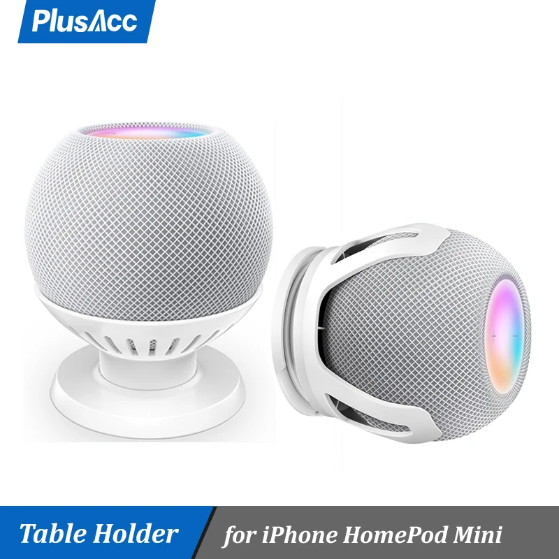 Wholesale 2 in 1 Smart Speaker Holder Anti-Slip Silicone Base Mount Stand  for Apple HomePod/HomePod Mini - Baby Blue from China