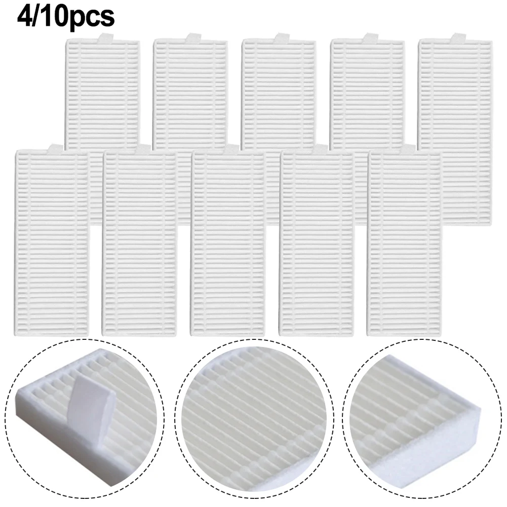 4/10pcs Side Brush Roller Brush Filter Kit For TP-Link Tapo For Tapo RV10 Plus Vacuum Cleaner Replacement Parts видеокамера ip tp link tapo c310 3 89 3 89мм