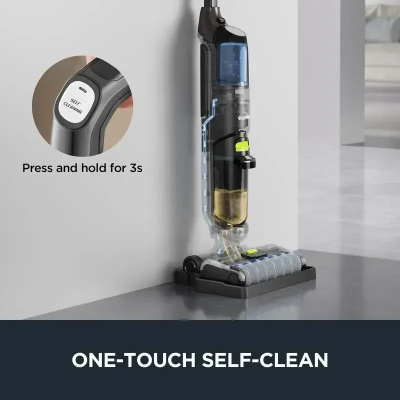 Eureka Cordless Wet Dry One Hard Floor Cleaner with Self System,Vacuum Mop for Multi-Surfaces, Perfect for Cleaning Sticky Messe