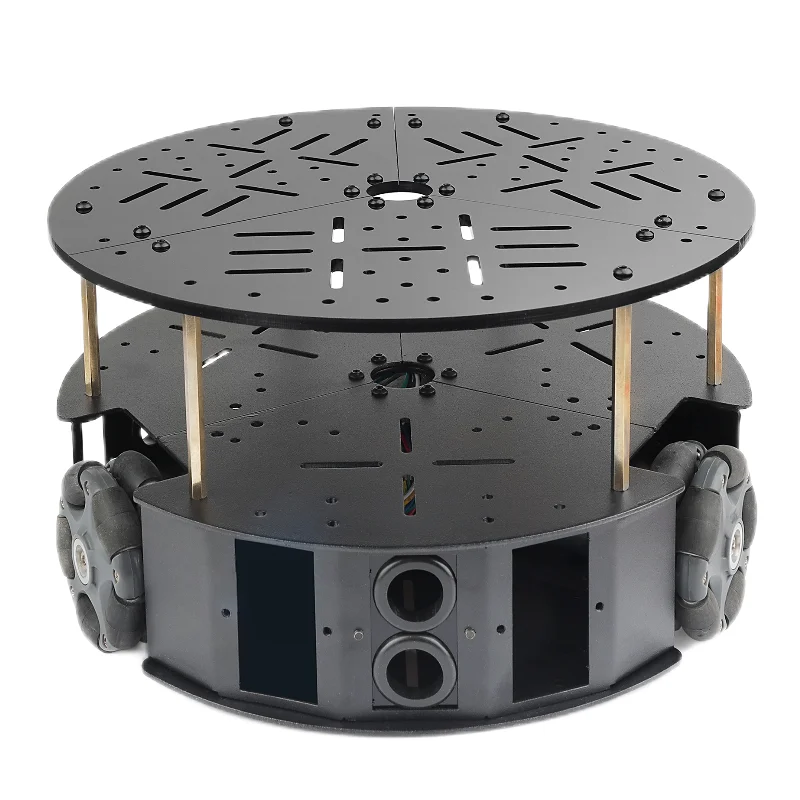 5 kg di carico 58mm omnidirezionale telaio a 3 ruote con motore DC 3WD Omni Robot mobile Omni Robot Smart Car per Arduino Robot Kit fai da te