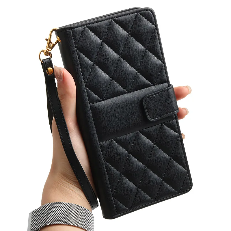 Wallet Small Fragrance Flip Leather Case For Samsung Galaxy A51 A71 A22 A32 A42 A52S A72 A82 A23 A33 A20E A7 2018 S8 S9 S10 Plus_voghion.com