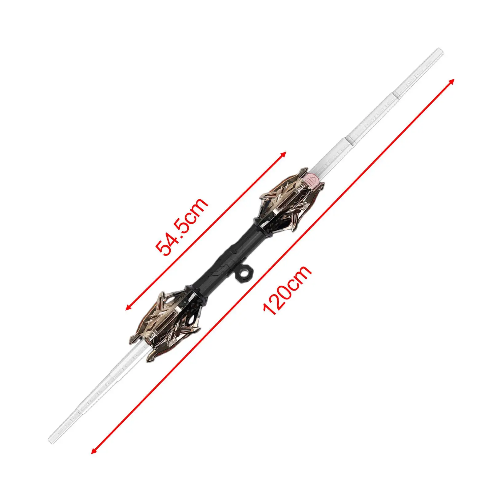 Lightsaber Toy with Light Lightweight Double Head Light up Sword Telescopic for Birthday Party Valentine\'s Day Kids Adults Gifts