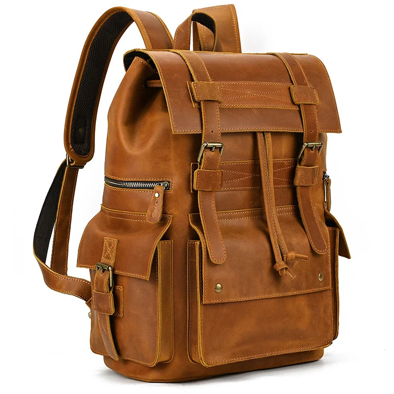 Retrorove Vintage Leather Backpack