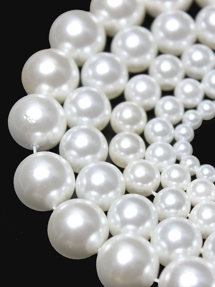 Natural White A+ Shell Pearl Loose Round Spacer Beads For Jewelry Making DIY Bracelet Necklace Accessories 15'' 6/8/10/12mm