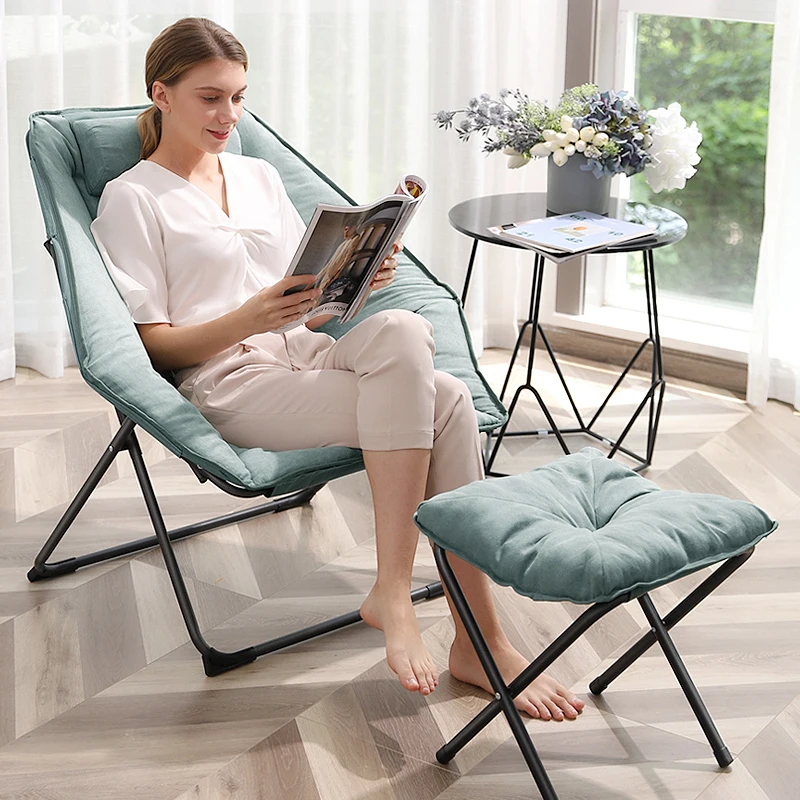 Chaise de salon pliante portable, chaises de soleil relaxantes