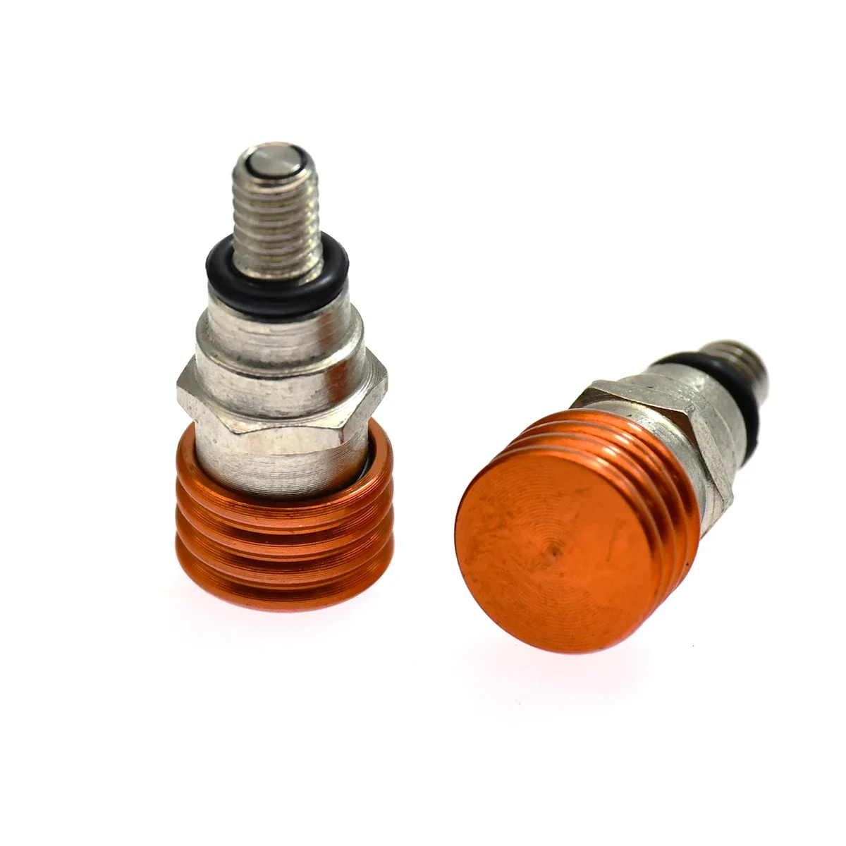CNC Motorcycle Fork Air Bleeder Valves M4x0.7 For Husqvarna TC FC TE FE 85-501 2014- For KTM SX SXF XC XCF XCW XCFW EXC EXCF