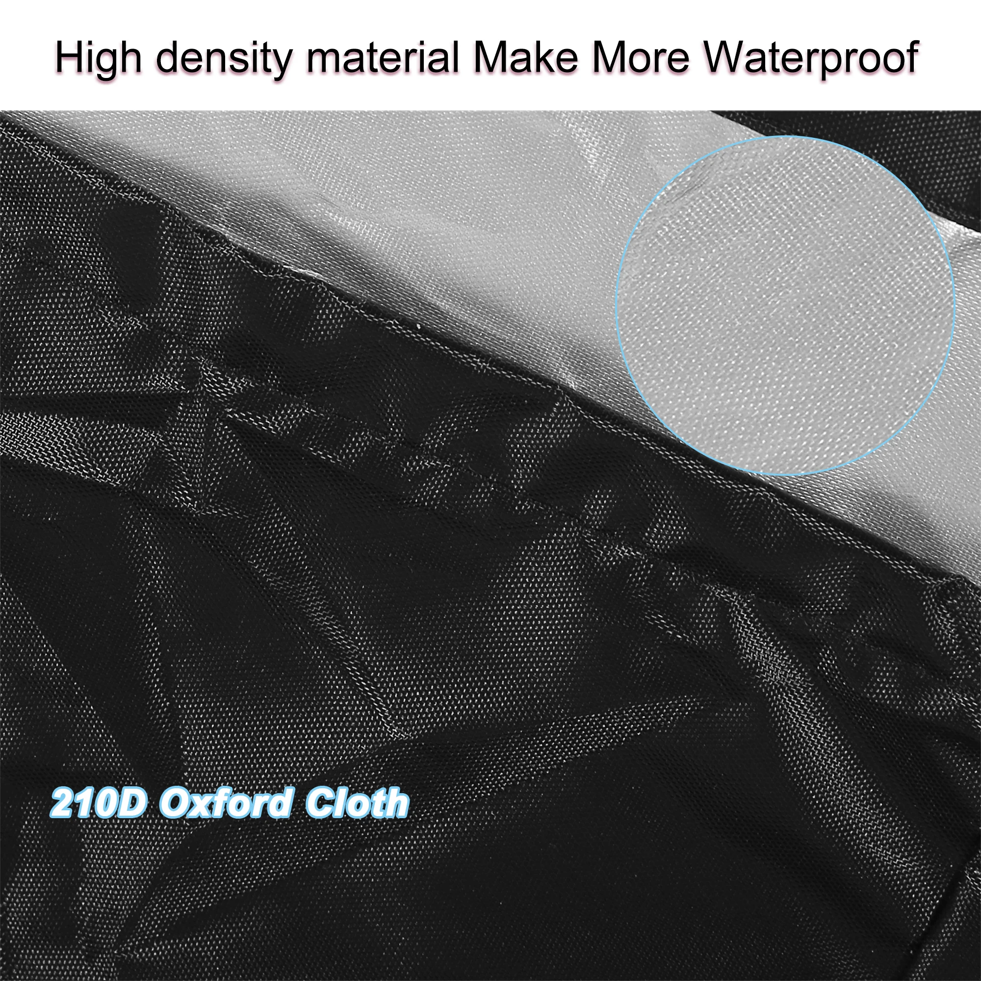 Half Boat Motor Engine Cover 210D Waterproof Outboard Anti Sun Dustproof Marine Engine Protector Cover Canvas