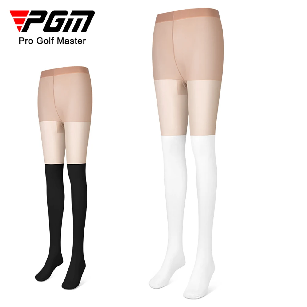 

PGM Women' Golf Sunscreen Leggings Sports Socks Summer Lightweight Breathable Spliced Anti Hook Silk Socks Fit For Sport WZ023