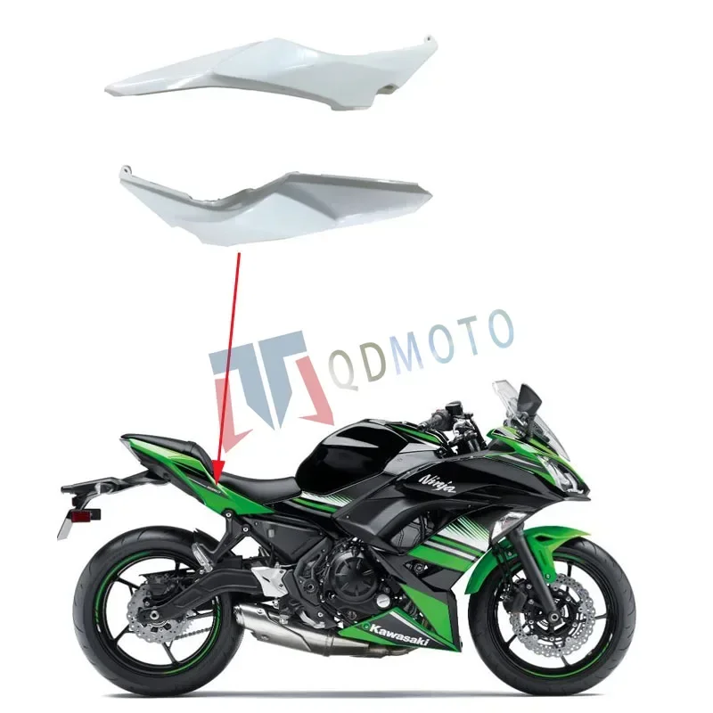 

For Kawasaki Ninja 650 ER6F EX650 2017-2019 Motorcycle Accessories Unpainted Rear Tail Side Cover ABS Injection Fairing