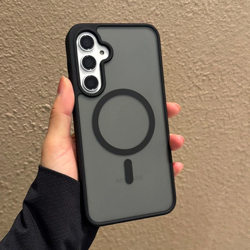 Premium Matte Translucent Magnetic Phone Case - Business Edition
