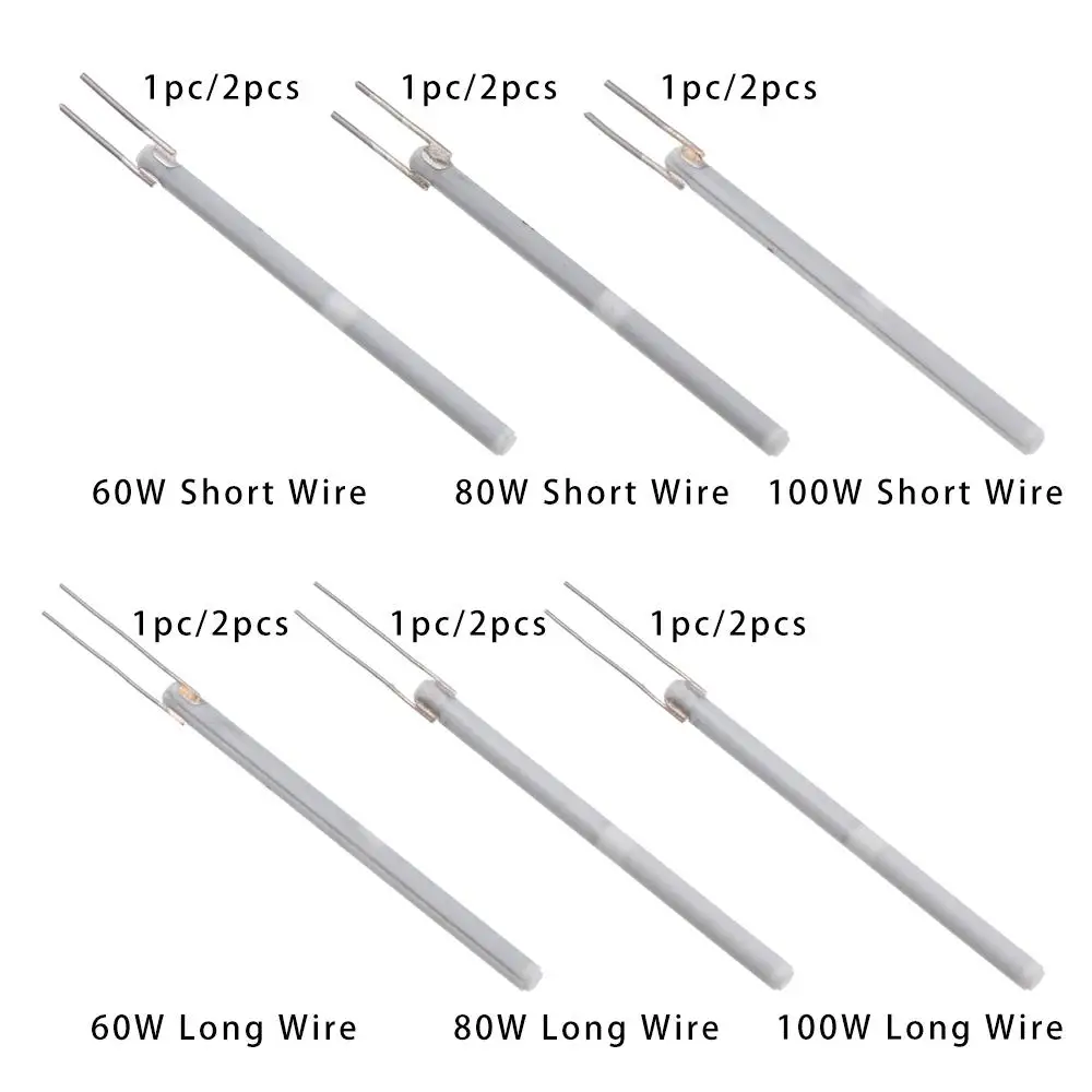 Electric Soldering Iron Heating Core 220v 60W 80W 100W Short/Long Wire Internal Heating Element for 908 908S Solder Tools 1Pc soldering iron