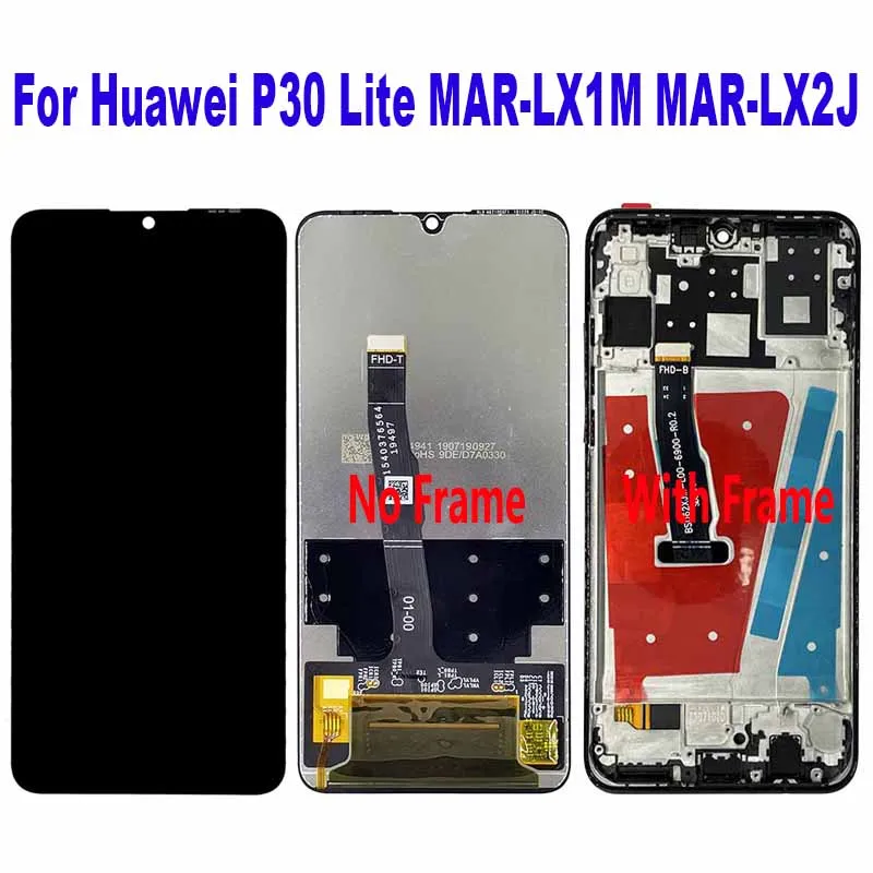 

Для Huawei P30 Lite MAR-LX1M MAR-LX2J MAR-LX1A MAR-LX21A MAR-LX3A Marie-L21A LCD дисплей сенсорный экран дигитайзер в сборе