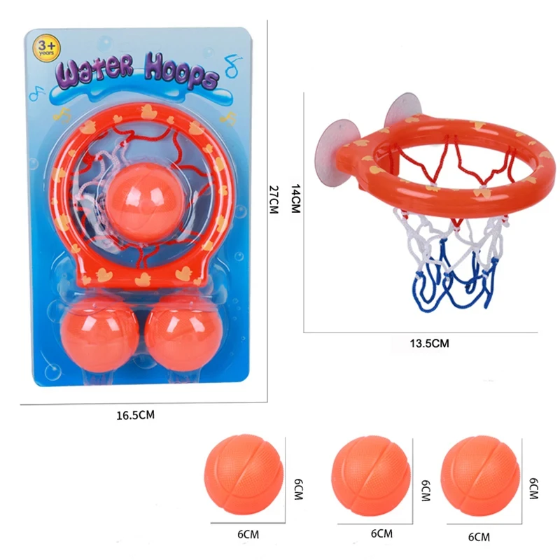 Children Basketball Shooting Toys Baby Bath Toys Suction Cup Shooting Basketball Hoop Paddle Toys Kids Early Education Toys Gift 6