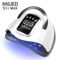 SUN X11 MAX Professional Nail Drying Lamp for Manicure 66 LED Nails Gel Polish Drying Machine with Auto Sensor UV LED Nail Lamp 1