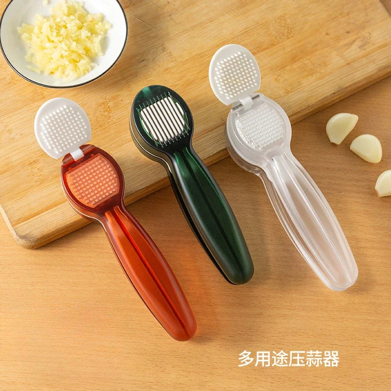 Mincer Chopping Ginger Squeezer Kitchen Accessories 2 in 1 Multifunction Garlic Press Manual Garlic Mincer Chopping Garlic Tools