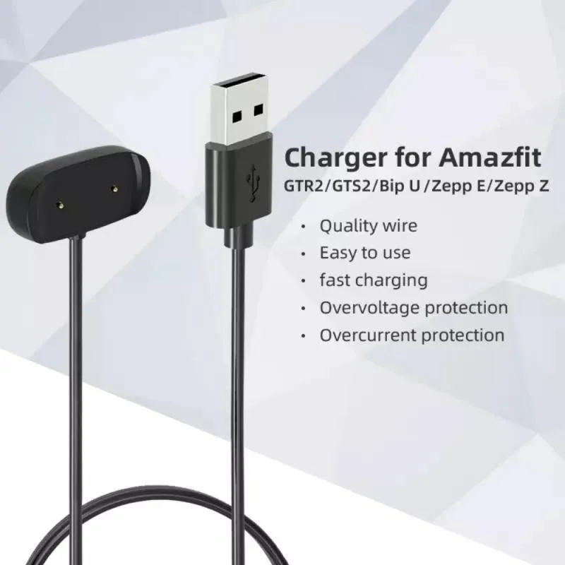 USB Charger Cable for Amazfit GTR 2 (GTR2) / GTS 2 (GTS2) / GTS 2 MINI / BIP U / GTR 2e TSLM1 / ZEPP E / ZEPP Z — view 5