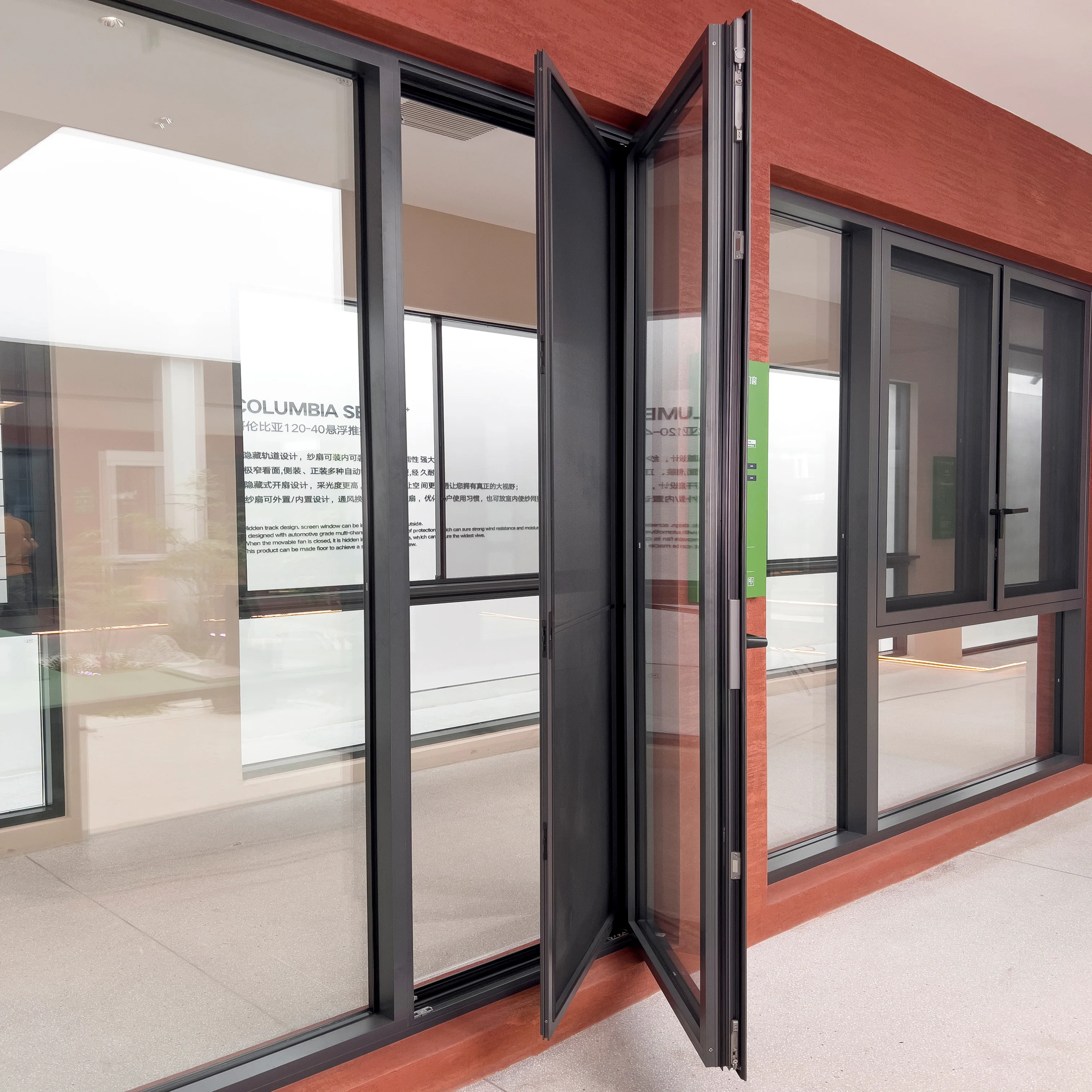 ISUMER Windows Aluminum Alloy 3.0 Frame Clear Glass Window Factory Modern Design Thermal Break Aluminum Profile Casement Windows