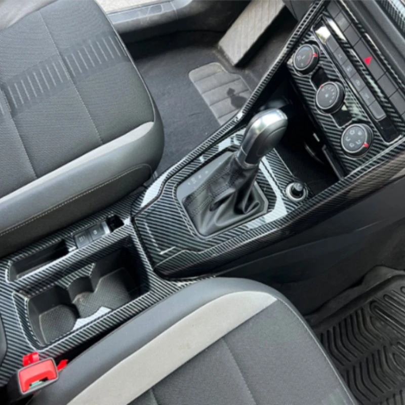 Per Volkswagen Vw T-Roc T Roc Troc 2017-2021 Interni Car Central Console Cambio Panle Water Cup Air Vent Cover Panel Trim