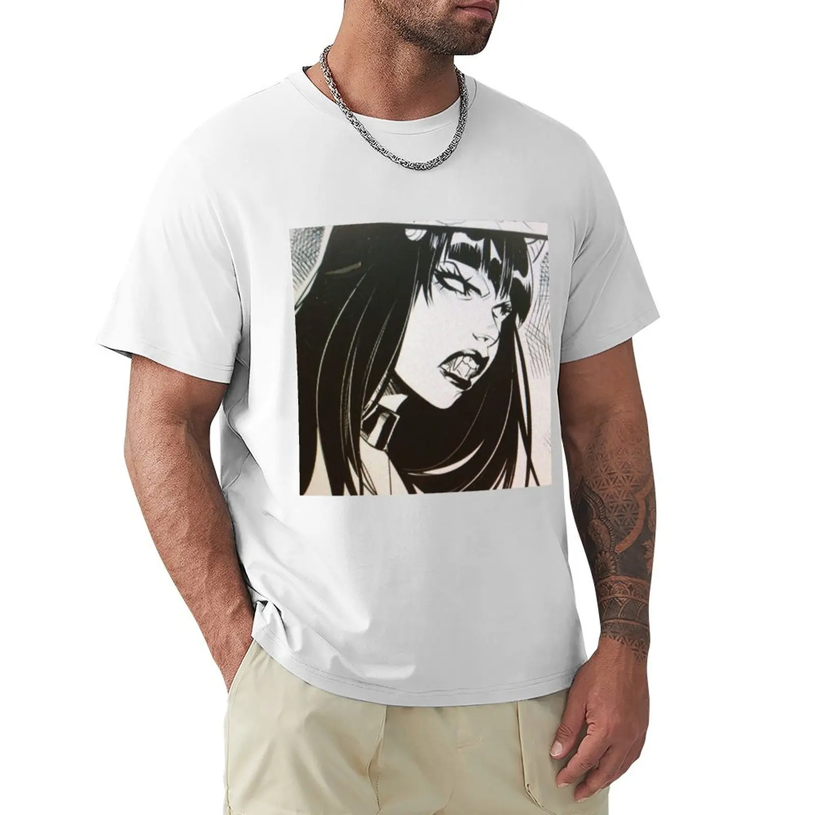 

VAMPIRE GIRL T-Shirt customizeds summer tops mens funny t shirts