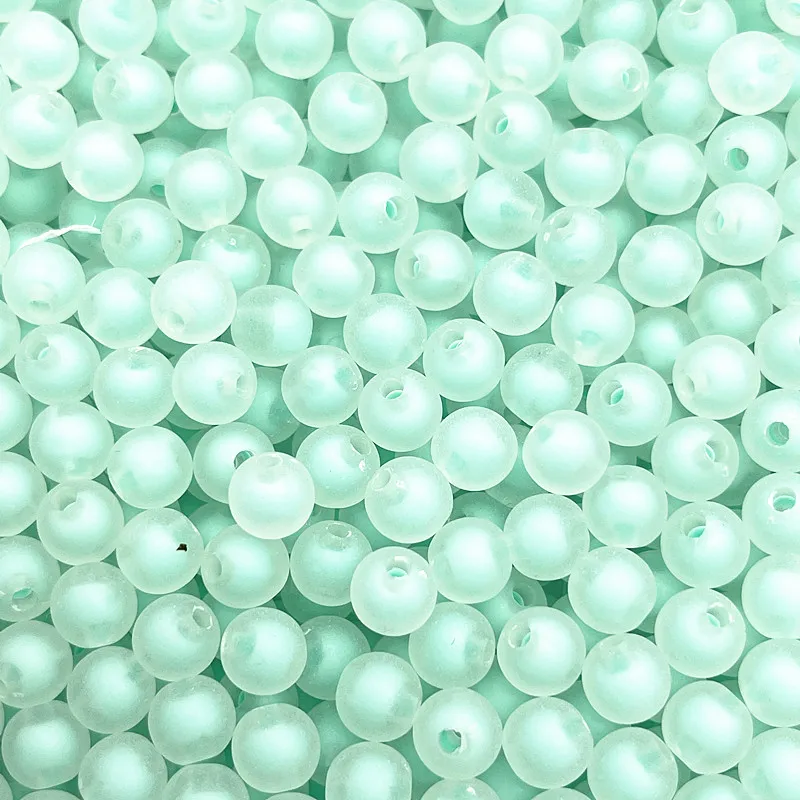 주얼리 제작용 루즈 비즈, 매트 아크릴 라운드 진주, DIY 의류 액세서리, 8mm, 10mm, 12mm, 신제품