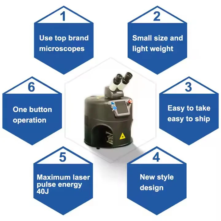Jewelry Laser Welding Machine 60W 150W QCW Gold Fiber Laser Jewelry Welding Machine Automatic Spot Welder
