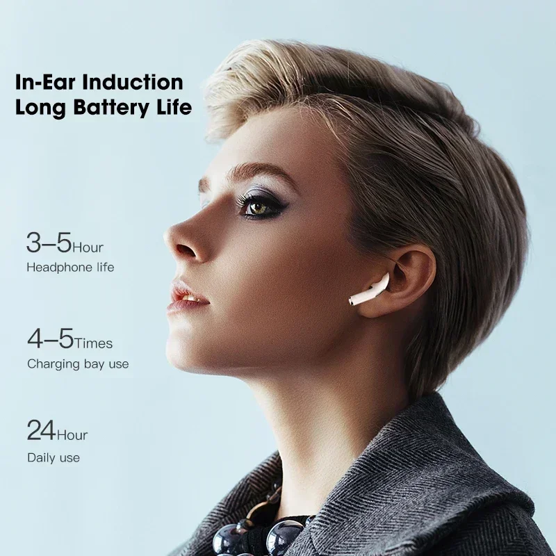 TWS Pro4 Bluetooth Earphones Wireless Headphones Mini Sports Headset Earbuds Music Earpieces bluetooth earphones